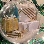 Christmas ornament transparent ball