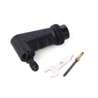 Right angle converter connection for power tools