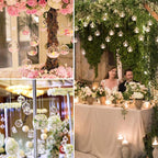 Hanging Glass Herb Pots
