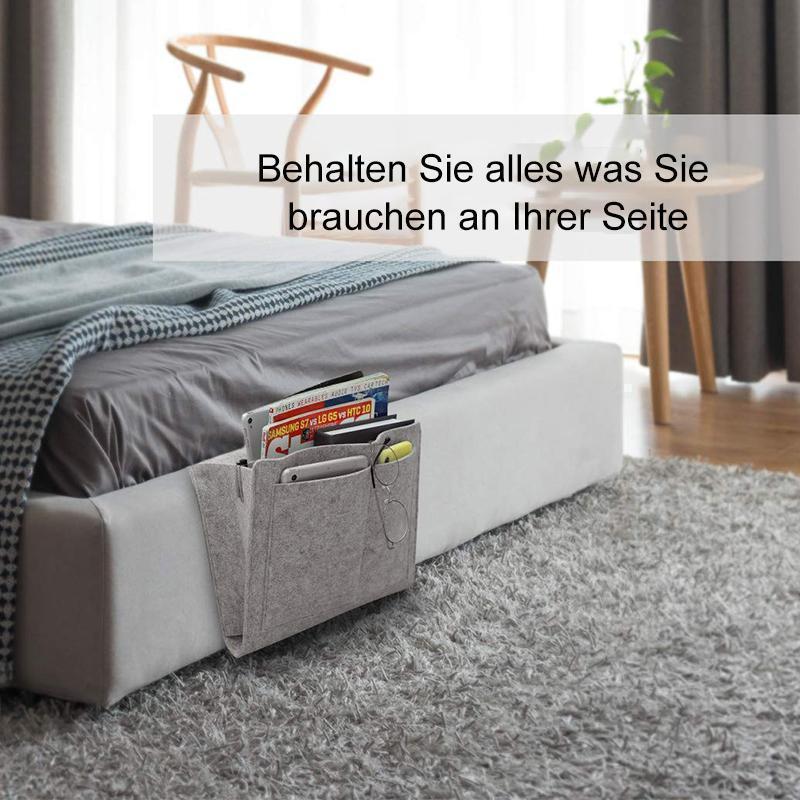 Felt Hanging Organizer Bag for Bed, Sofa, or Desk