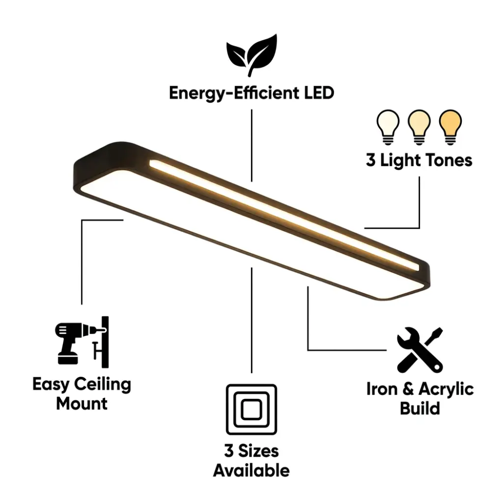 NordicLine | Minimalist LED Ceiling Light in Nordic Design