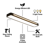 NordicLine | Minimalist LED Ceiling Light in Nordic Design