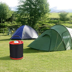 Foldable portable bucket for outdoor fishing