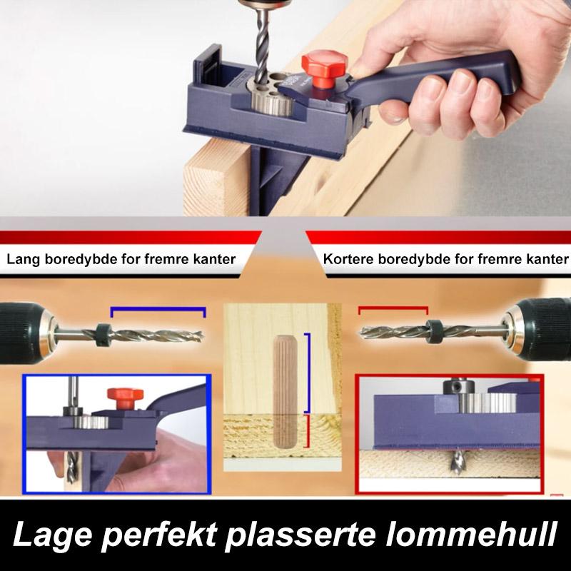 Universal adjustable drill hole gauge