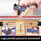 Universal adjustable drill hole gauge