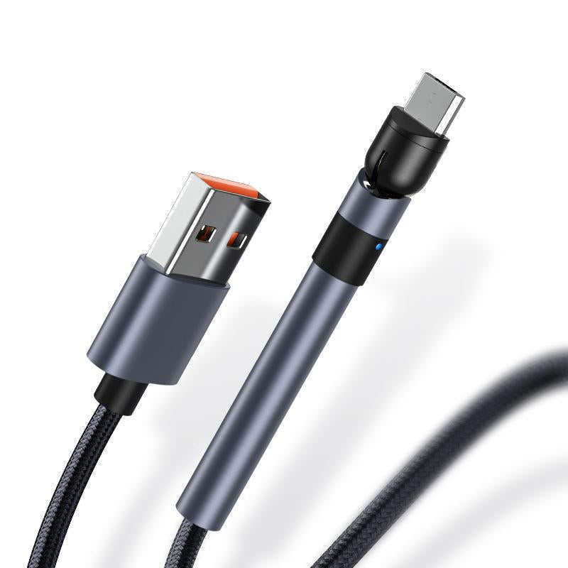 Rotatable Phone Stand Charger Cable