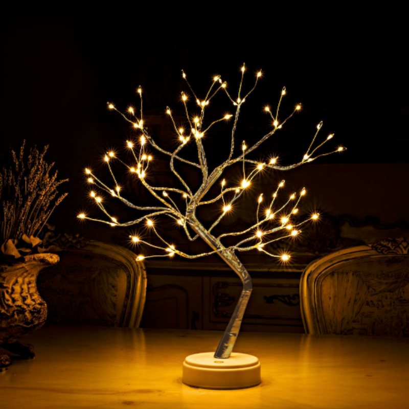 LuxeGlow Bonsai Tree Lamp | Elegant lighting solution for a serene indoor environment