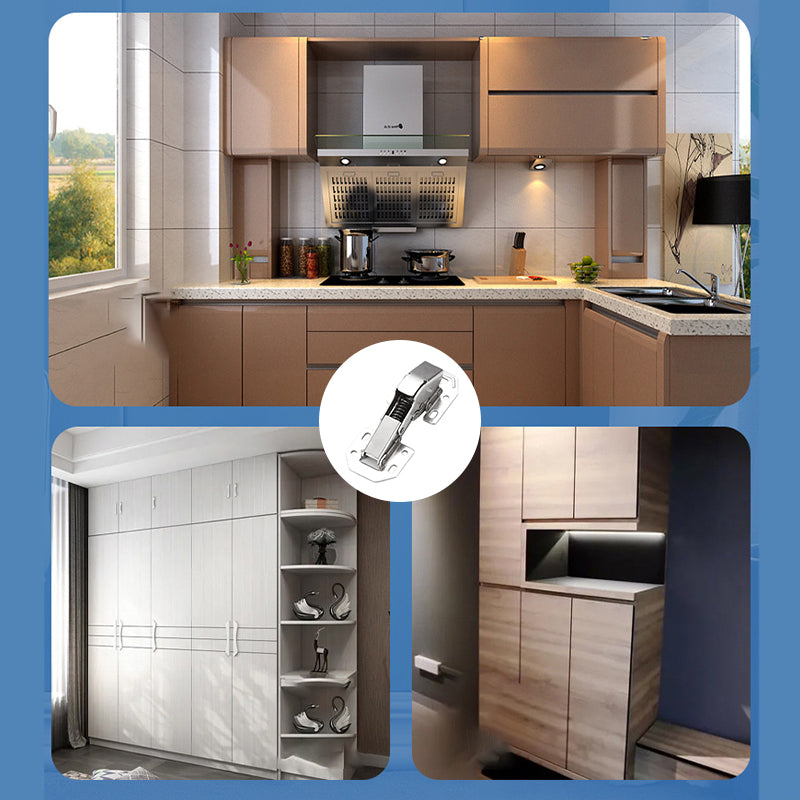 Hole-free and slit-free hinges