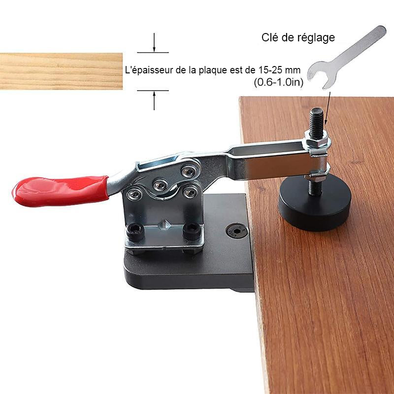 Hidden hinge template 35 mm for woodworking