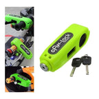 Universal anti-theft lock for motorcycle scooter handle grip