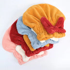 Super absorbent hair towel wrap