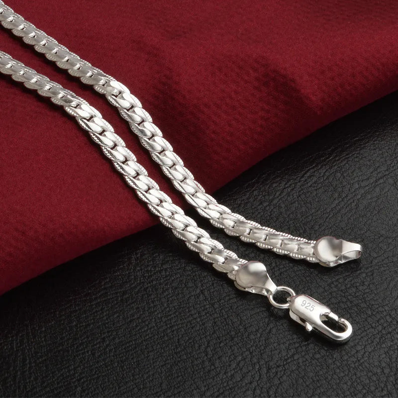 SilverGlow Necklace – Luxe 925 Silver Necklace for Women