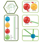 Creative tent for playful learning and building