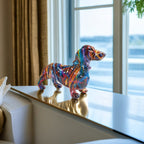 Graffiti Dachshund Sculpture