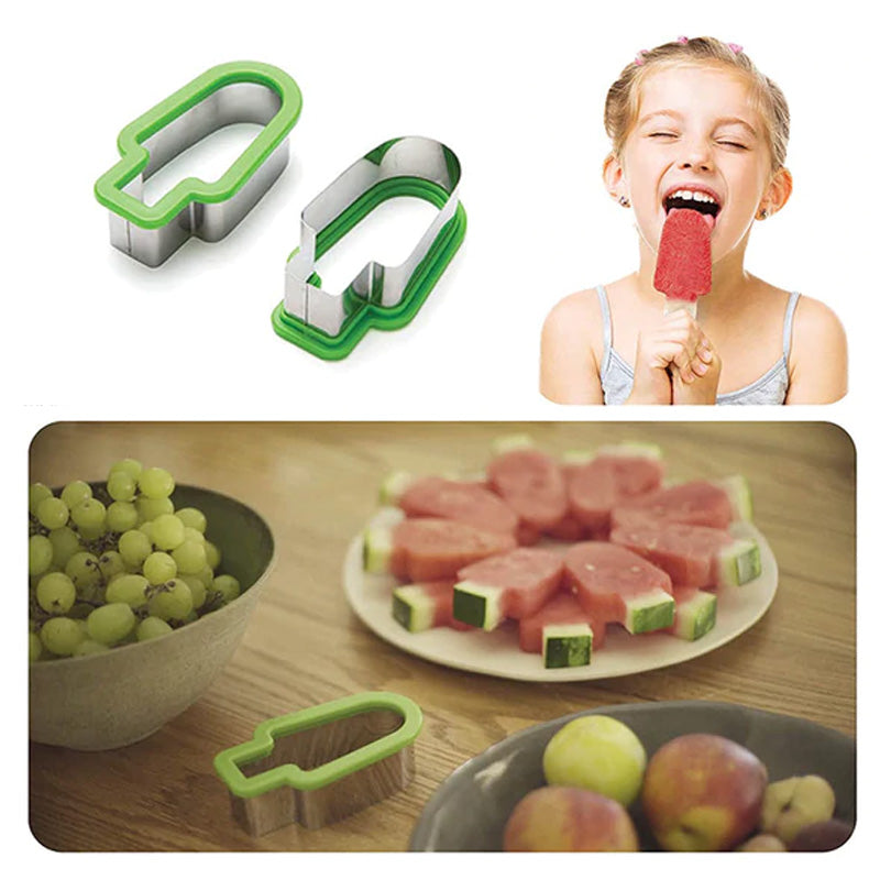 Ice mold popsicle watermelon piece model