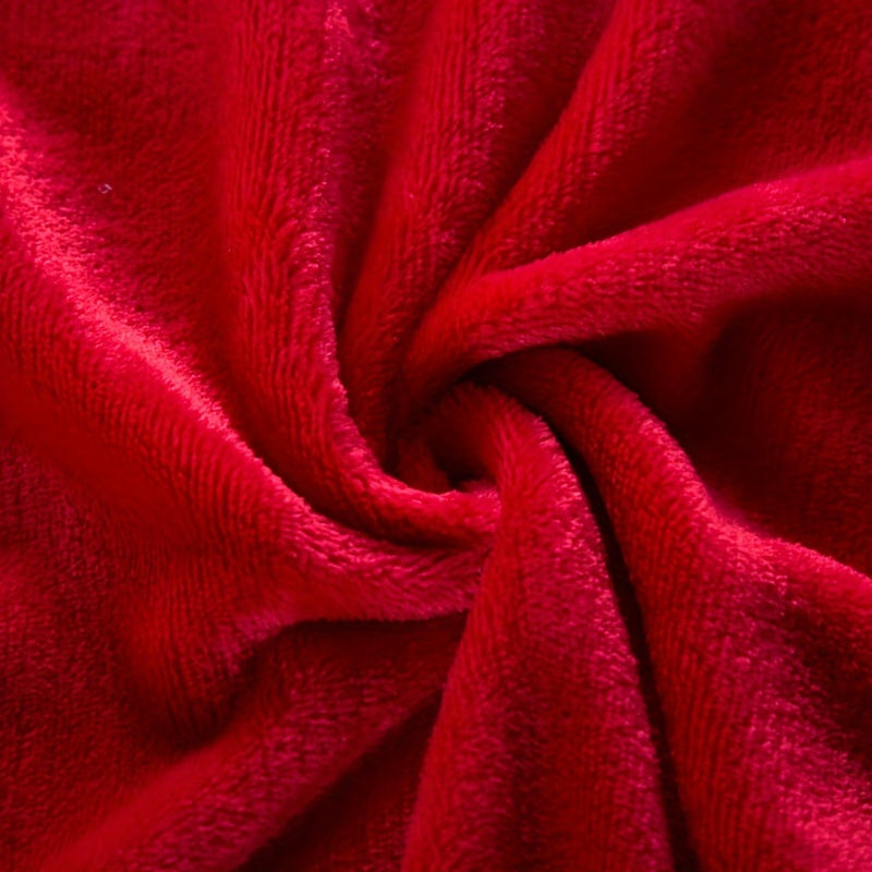 Cozy red flannel blanket – luxury and cozy warmth for comfortable nights