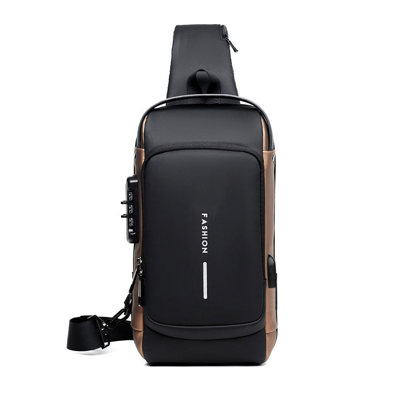 Casual Multifuntional Anti-theft Chest Bag for Men