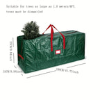 Large Storage Bag for Artificial Christmas Trees – Waterproof and Durable Polyester Model TreeTote