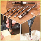 Hollow chisel bit – Precise square hole wood tool