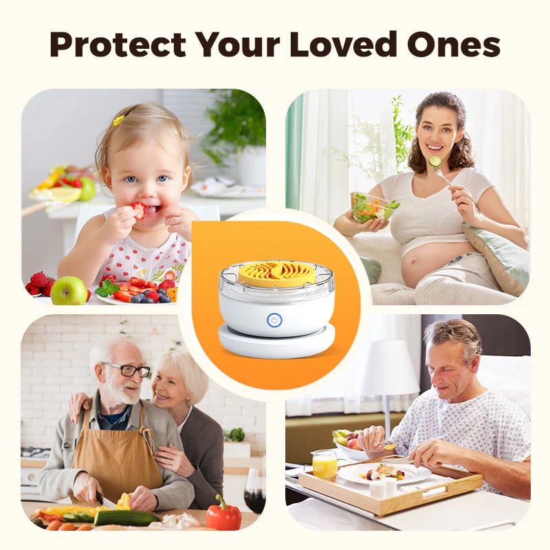 Wireless Waterproof Portable Food Cleaner & Purifier