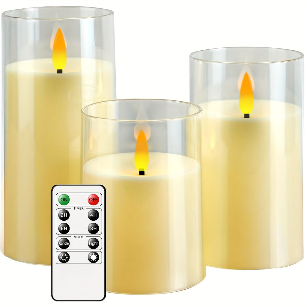 FlamelessGlow - Magical LED Candle Set with Remote Control