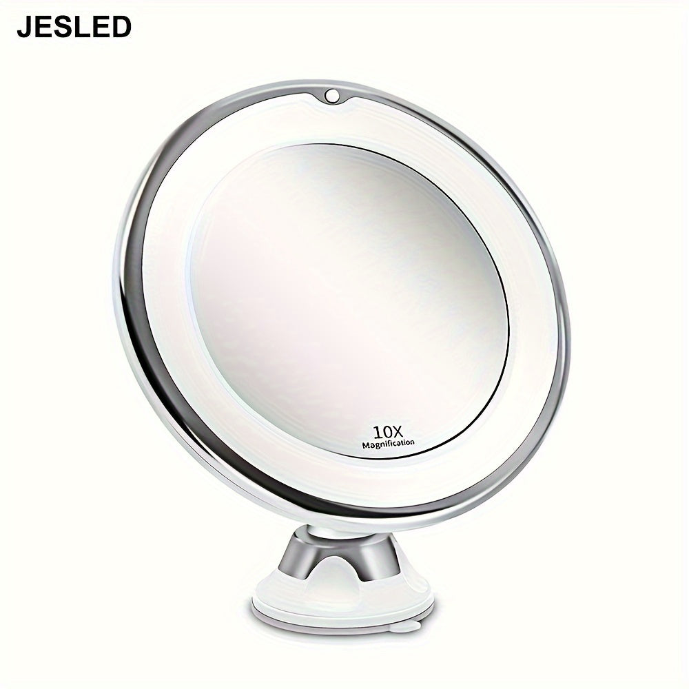 JESLED 10X – Rotatable Makeup Mirror with Lighting