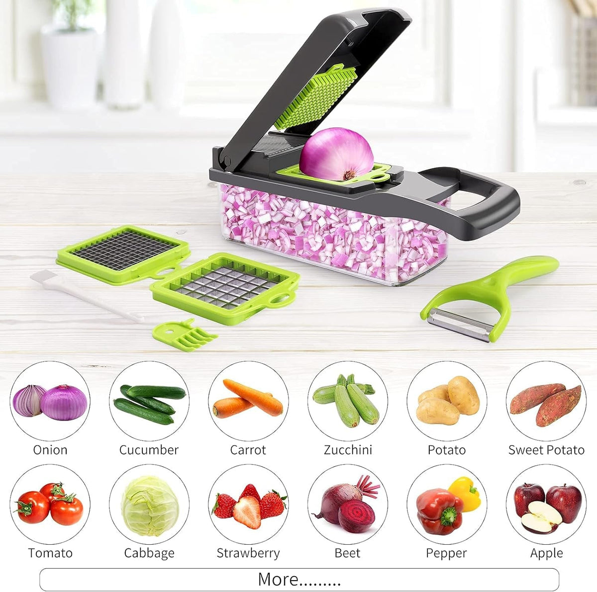 13-in-1-Vegetable-Slicer | Faster-when-Cooking