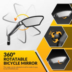 Shockproof bicycle mirrors – Impact-resistant like safety glass in cars