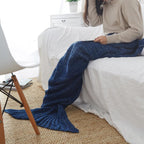 Warm and soft mermaid fabric