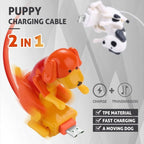 Charging cable for dogs tail — Fast charging with fun tail indicator
