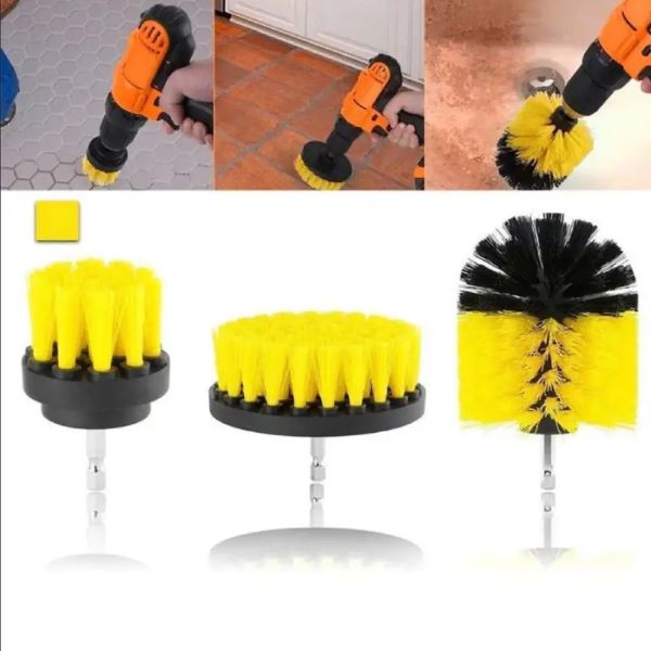Electric drill brush