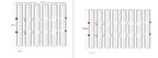 Flexible Flower Vases with Hinges | Modern Glass Tube Vase