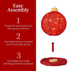 Hanging Pop-Up Outdoor Christmas Ornaments