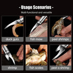 Multifunctional Seafood Prep Knife