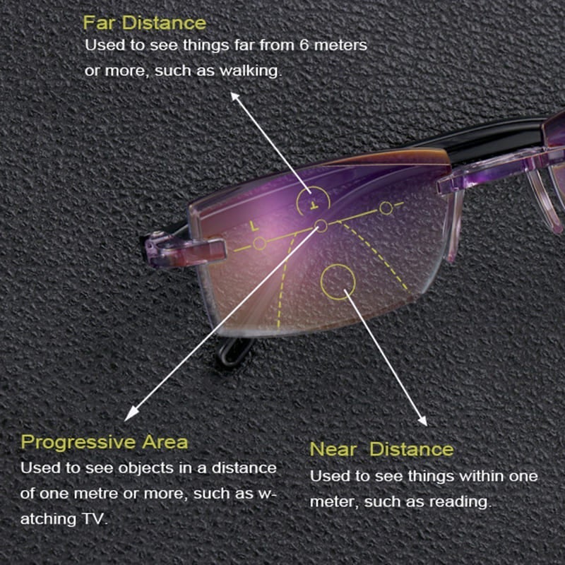 New bifocal progressive and anti-blue light glasses ultralight reading glasses