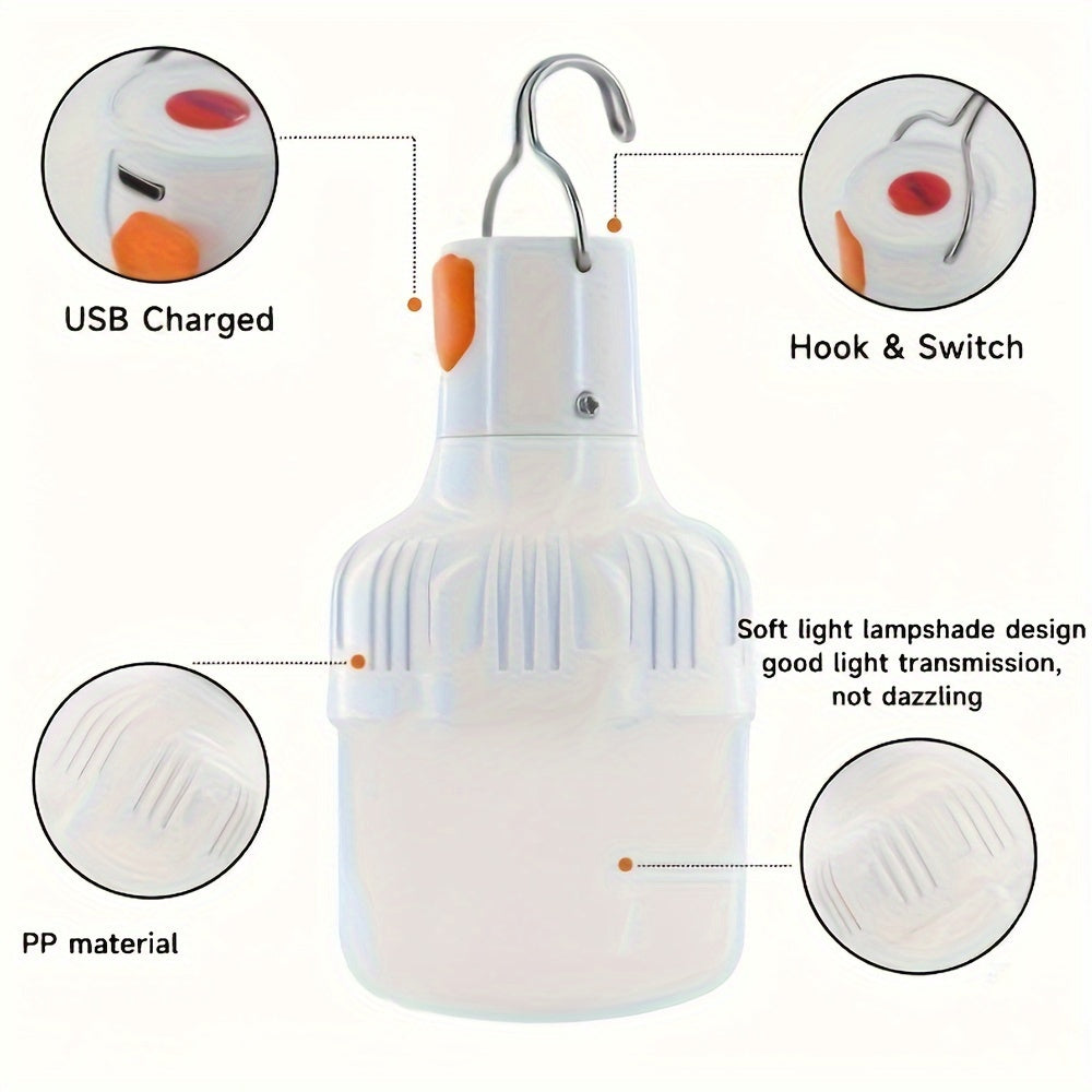 PowerGlow LED Lamp – Rechargeable USB lamp with Lithium battery and ABS Housing