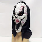 Adult Full Head Halloween Scary Mask | Skull Design Hooded