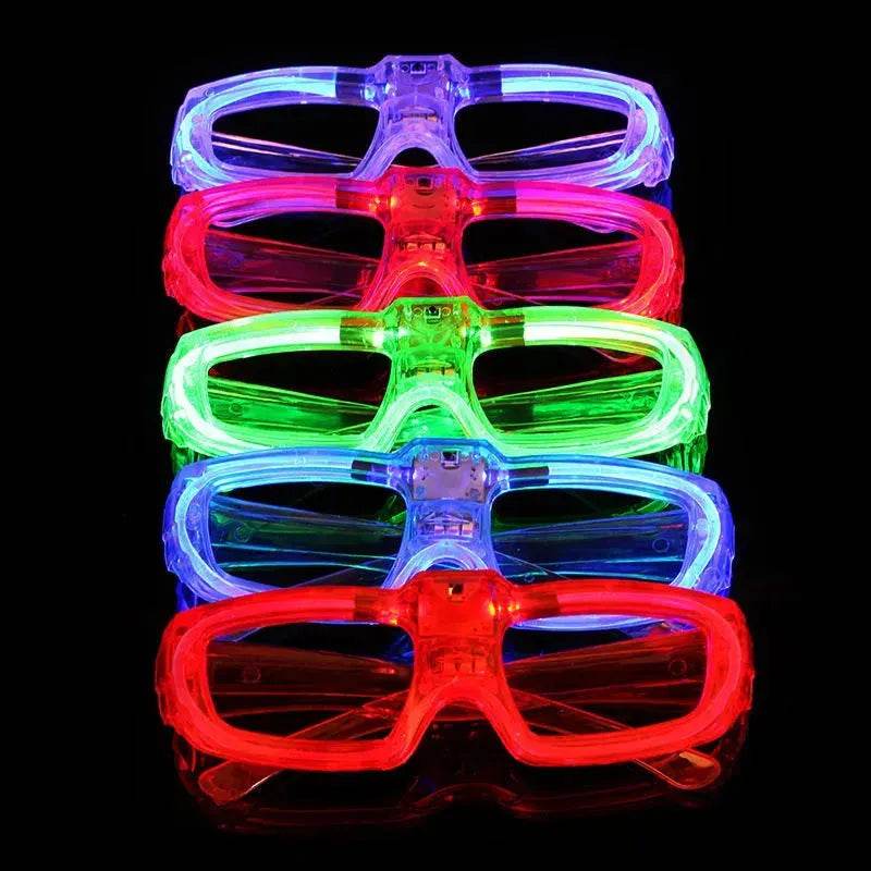 LED Glasses 2025 New Year Party Bar Concert Props Luminous Glasses