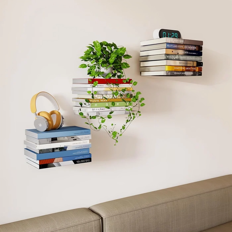 StealthShelf — Give your books a magical levitation charm and transform any wall into a stylish stage!