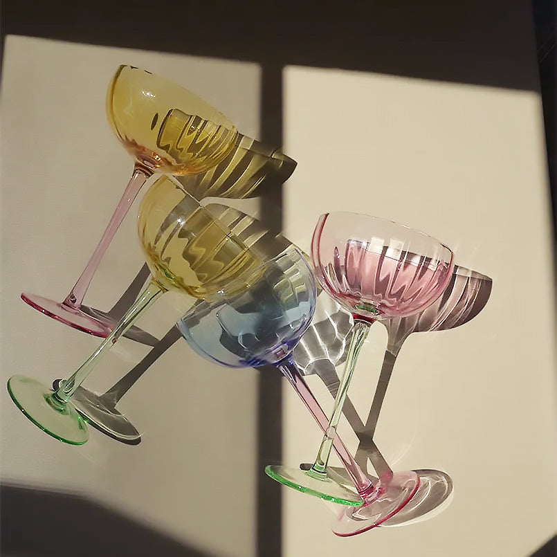 Colored Pumpkin Glassware