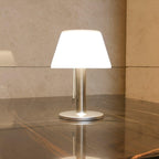 Elegant solid table lamp for outdoor charm