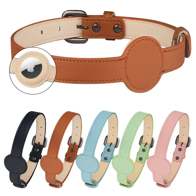 Edouard Collar – Luxe Dog Collar with Airtag