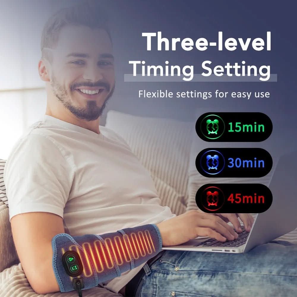 Flexible heating pad for targeted pain relief