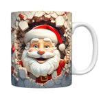 Creative 3D Christmas Ceramics Mug Christmas gift