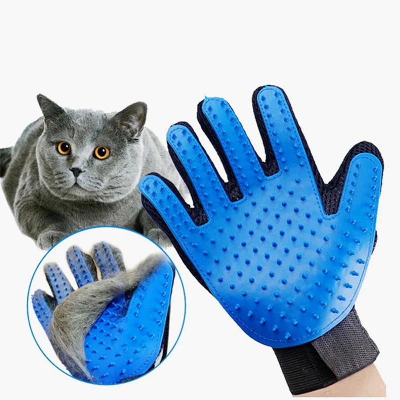 Cat grooming glove for cats wool glove Pet Hair Deshedding Brush Comb Glove For Pet Dog Cleaning Massage Glove For Animal Sale