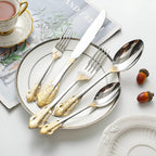 Luxury Gold Cutlery Set