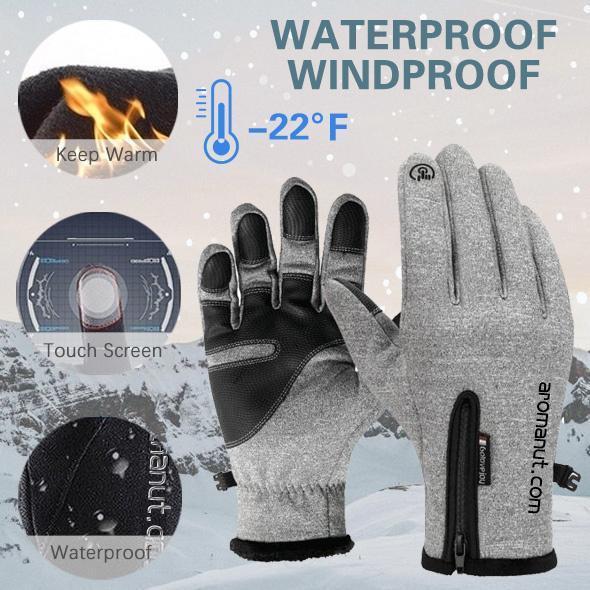 Warm thermal gloves cycling running driving gloves
