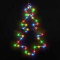 Wrought Iron Christmas Tree Shaped Hanging Window Ornament