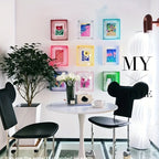 VividFrame – Colorful Transparent Photo Frame for Wall and Table
