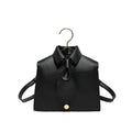 Women's Plain Color Shirt Design Crossbody Bag